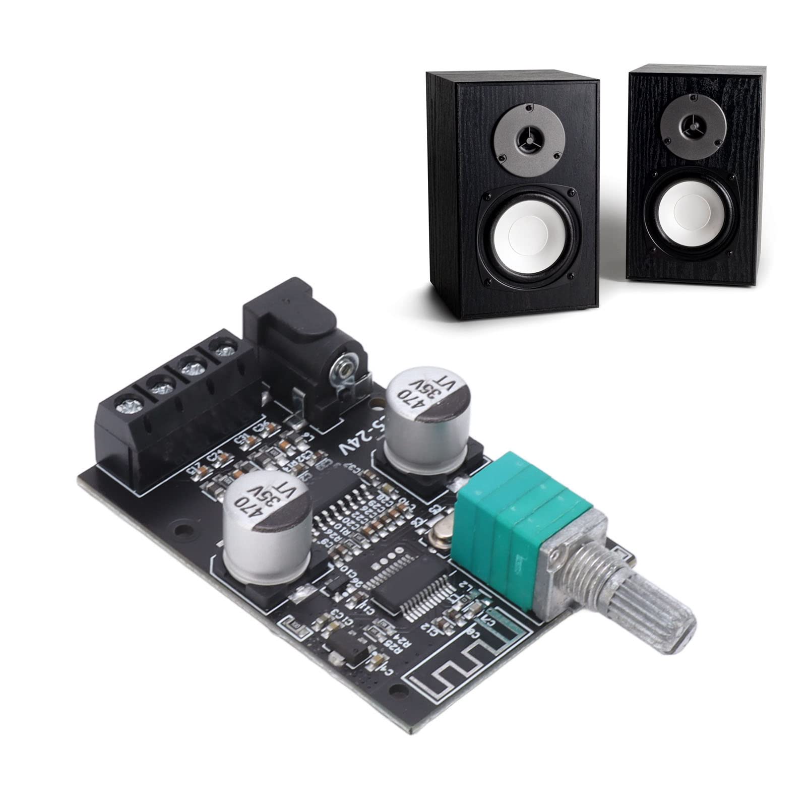 Amazon.co.jp: オーディオパワーアンプ Bluetooth アンプボード